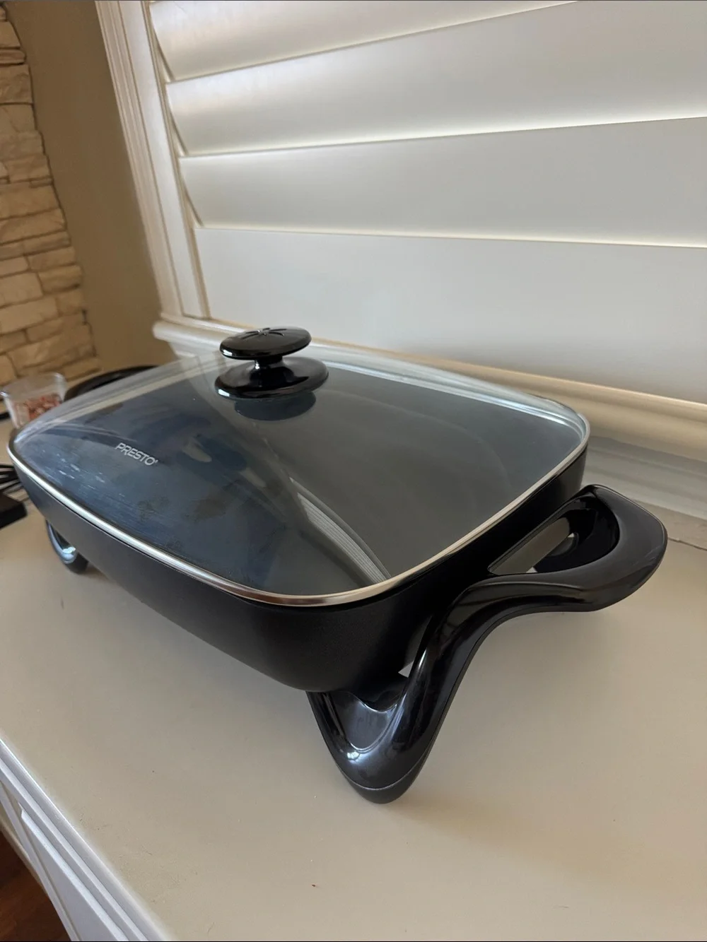 Presto Electric Skillet with Glass Lid - Black